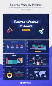Make The Most Of This Weekly Planner For Science Teachers And Edit It In Google Slides And Powerpoint Powerpoint Powerpoint Presentation Design Weekly Planner