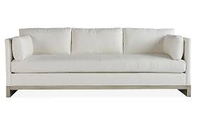 Kinga & andreas dozsa farkas, set of one sofa and one armchair, wood, edition robert sentou, circa 1977, greece. Michael Thomas Collection Gent Sofa Snow Crypton One Kings Lane