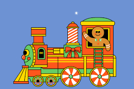 Trending Gif Train Merry Christmas Happy Holidays Gingerbread Man Christmas Train Christmas Gif Merry Christmas Happy Holidays