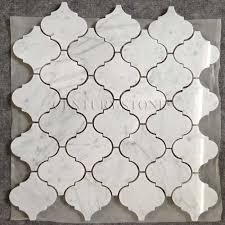 Creators apply a glaze to the tile to help protect it from water and scratches, then fire the clay in a kiln to harden it. Carrara Marble Lantern Mosaic Backsplash Tiles Lowes View Backsplash Tiles Lowes Century Product Details From Qingdao Century Import Export Co Ltd On Alibaba Com