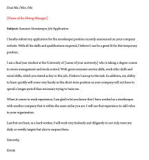 Prolific senior web developer seeks it manager position with xyz. Summer Job Cover Letter Example Writing Tips