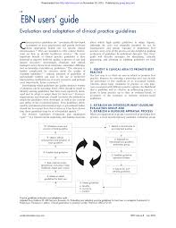 pdf evaluation and adaptation of clinical practice guidelines