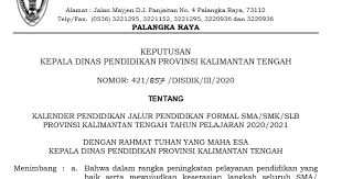 Maybe you would like to learn more about one of these? Download Kalender Pendidikan Provinsi Kalimantan Tengah Tahun Pelajaran 2020 2021 Mariyadi Com