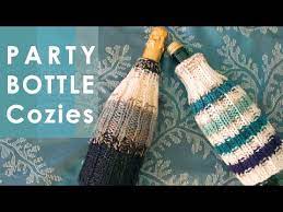 They are spacious enough to carry a picnic for the whole family. How To Knit Bottle Cozies Easy For Beginning Knitters Youtube