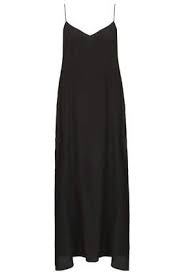 Topshop Black Swing Silk Dress Stil Bazovyj Garderob