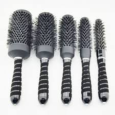 $7.99 flat hair smooth cushion brush. Hot Saling Nano Ceramic Hair Brush In Black Color Ionic Round Brush In Nano Technology Price For I 1 Set 5 Pcs Hair Brush Hair Brushes For Saleceramic Hair Brush Aliexpress