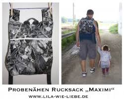 Für jeden der das nähen ausprobieren möchte eignen sich kostenlose schnittmuster hervorragend. Rucksack Nahen Maximi Ein Schnitt Fur Erwachsene Und Kinder Lila Wie Liebe