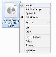How To Mount Iso Files In Windows 10/8.1