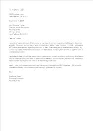 Resignation due to general reasons 1. Formal Resignation Letter With One Month Notice Period Templates At Allbusinesstemplates Com