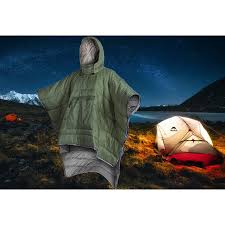 Winter Outdoor Wearable Sleep Bag Adult Poncho Cloak Wearable Quilt Humanoid  Shape Ultralight Coldproof Coat Hiking Warm Clothes - AliExpress