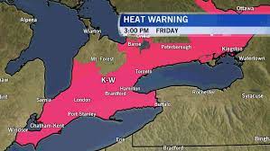 Alert you about weather conditions that are. Heat Warning Issued For Much Of Southern Ontario Ctv News