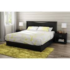 South Shore Basics Platform Bed With Molding Multiple Sizes And Finishes Walmart Com Platform Bed With Drawers King Size Platform Bed Bed With Drawers