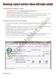 Free cd and dvd burner . English Worksheets Tutorial Atube Catcher Free Software Download Search Convert And Burn Cd Dvd Youtube Videos 2 Pages With Pictures