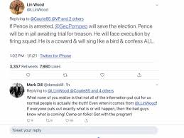 Laura Rozen On Twitter Lin Wood Thinks Pompeo Can Seize The Election For Trump After He Puts Pence In Jail