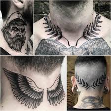 Such as png, jpg, animated gifs, pic art, symbol, blackandwhite, pix, etc. Best Neck Tattoo Ideas For Men Positivefox Com Disenos De Tatuaje De Alas Tatuajes Cuello Tatuajes De Alas