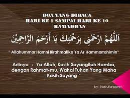 Doa 10 malam terakhir ramadhan mp3 & mp4. Do A 10 Pertama 10 Kedua 10 Ketiga Ramadhan Youtube