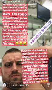 Профессиональный гандикапер глеб кожиков дал прогноз на бой патрик кинцл — томаш романовски в рамках турнира ksw 61. Galerie Kincl Po Prohre S Vemolou Skoncil V Nemocnici Na Prave Oko Nic Nevidim Foto 2 Isport Cz