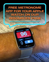 Download This Free Metronome App That Can Send A Click Or A Haptic Vibration To Your Apple Watch Via Our Resources Page Www M Apple Apps Apple Watch Metronome