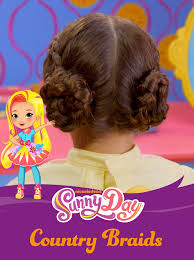 Want to learn how to style your sunny day fan's hair like sunny and her fashionable friends, blair and rox? Learn How To Recreate This Adorable Hairstyle On Your Kid Sunny Day The New Series On Nickelo Kids Hairstyles Girls Girly Hairstyles Easy Hairstyles For Kids
