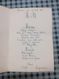 Visiting a french restaurant can be tricky. Recently Moved To France My Friend Found This French Dinner Party Menu From 1946 In His Loft It S Getting Framed Penmanshipporn