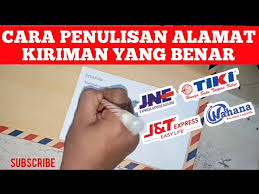 Jadi, dalam menuliskan berbagai macam jenis alamat surat harus sesuai dengan ketentuan tersebut. Cara Menulis Alamat Paket Surat Youtube