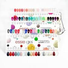 details about essie gel polish color sample chart palette display