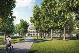 Aan de zuidrand van antwerpen, tussen de schelde en het nieuwe justitiepaleis, verrijst nieuw zuid. 10 000 M Extra Publieke Ruimte Tussen Bolivarplaats En Toekomstig Park Nieuw Zuid Ag Vespa