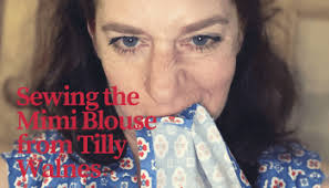 Sewing Lisette blouse from La Maison Victor