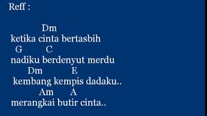 Jun 11, 2021 · melalui akun instagram pribadinya, oki membuat postingan setelah tujuh hari ayahnya meninggal dunia. Chord Ketika Cinta Bertasbih Melly Goeslaw Youtube