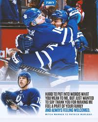 Patrick marleau cap hit, salary, contracts, contract history, earnings, aav, free agent status. Tsn Mitch Marner Bids Farewell To Patrick Marleau Facebook