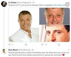 Varela informa tal noticia se dio a conocer en el día de hoy mediante, las redes sociales de amigos y de productores artísticos del actor. Se Agravo La Salud De Gino Renni Esta En Terapia Intensiva Noticias Cadena 3 Argentina