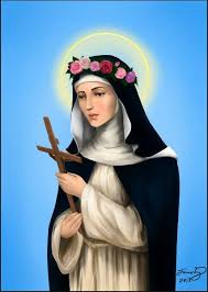 Saint Rose Of Lima Patron Saint Of Florist And Gardeners Baka No Bakadeviantart Com Santos Dominicos Imagenes Religiosas Religion