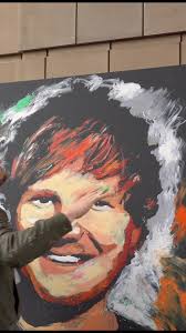 Who should i paint next? #edsheeran #taylorswift #art #painting @Ed Sheeran