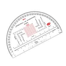 cya 9 inch semi circle military protractor home cya aviation