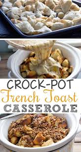 Just put it in the crockpot as soon as you wake up. 30 Super Fun Easy Breakfast Ideas Worth Waking Up For Listotic Crockpot French Toast Crockpot Breakfast Brunch Recipes