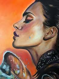 Running With the Wolves Original Painting, Wild Animal Painting, Desert  Landscape Art.