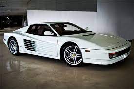 Ferrari Testarossa In White Ferrari Testarossa White Ferrari Ferrari Car