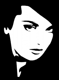 Rambut wanita asal sumedang ini tampak hitam legam dan panjang ikal hingga punggung. Woman Face Black And White Vector Free Vector Free Vector In Coreldraw Cdr Cdr Format Format For Free Download 47 63kb