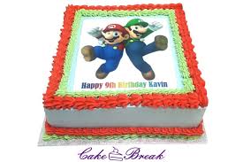 To make the hat, cut a crescent shape out of the other round cake. S61 Egg Free Super Mario Cake Oldbury Cake Break