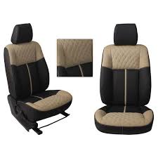 German Napa Leather Black Beige Colour Napa Leather Seat Covers Beige Color