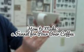 Only a few tools are needed and the skill level is the stand holds a glass funnel which is where you place your filter and ground coffee. How To Make A Funnel For Pour Over Coffee The Ceramic School