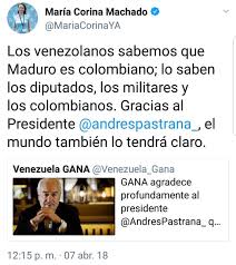 La senadora del centro democrã¡tico maria fernanda cabal y el alcalde de medellã­n, daniel quintero. Maria Fernanda Cabal Pa Twitter Maduro No Solamente Es Colombiano Sino Un Miliciano De Las Farc Al Servicio Del Castrismo