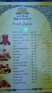 مطاعم ماما نوره بونشاك إندونيسيا On Twitter منيو الجديد مطاعم ماما نوره اندونيسيا بونشاك Abusamer6 Go To Indonesia Ahmed Indonesia Indonesiaroad1 Z0or