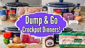 6 Cheap Fancy Crockpot Dinners The Easiest Dump N Go Tasty Slow Cooker Recipes Julia Pacheco Youtube