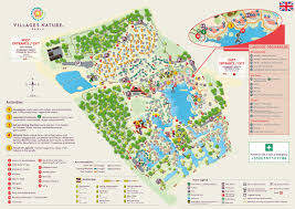 Location of disneyland paris on the map of paris. Map Les Villages Nature Paris Disneyland Paris Hotels