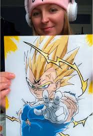 Vegeta Painting