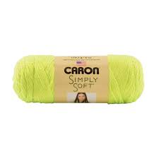 9773 Caron Simply Soft Neon Yellow Sewandso