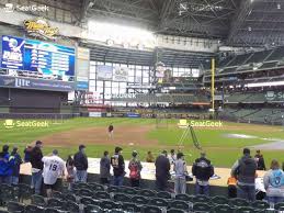 miller park seating chart map seatgeek