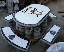 Raiders Furniture Great For Bbq Weather Raiders Nfl Oakland Raiders Oakland Raiders Football