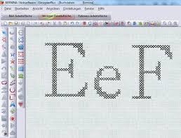 Das Kreuzstichprogramm Teil 8 Buchstaben Uber Buchstaben Bernina Blog